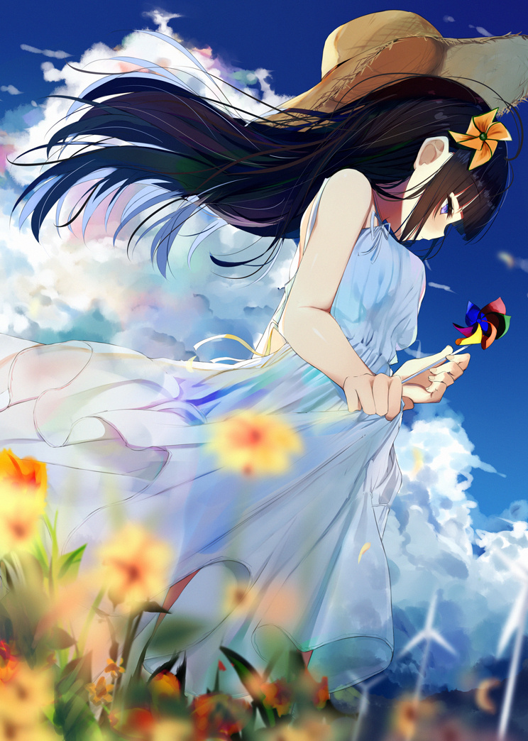 夏天的云和夏天的风