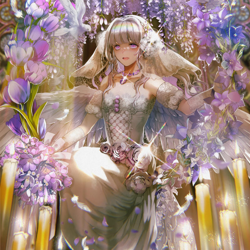 紫色新娘