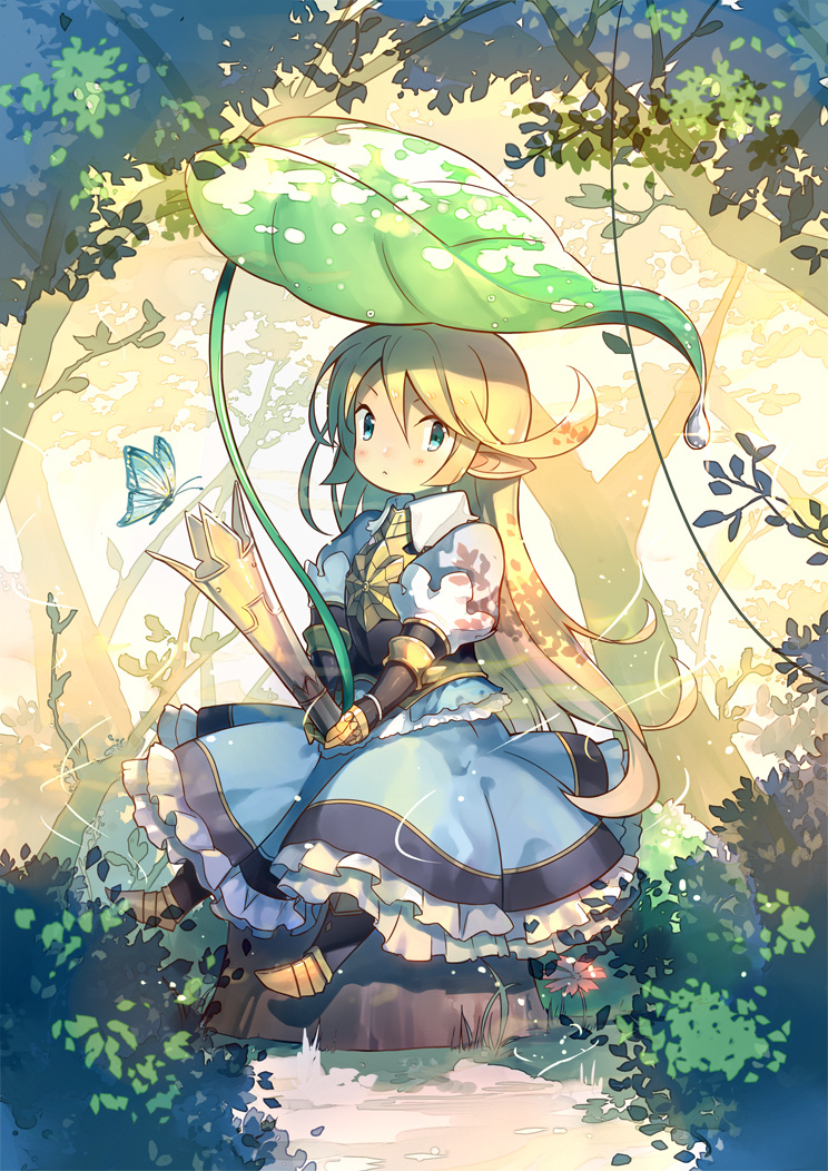 是避雨。