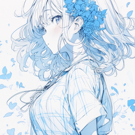 『blue flower』