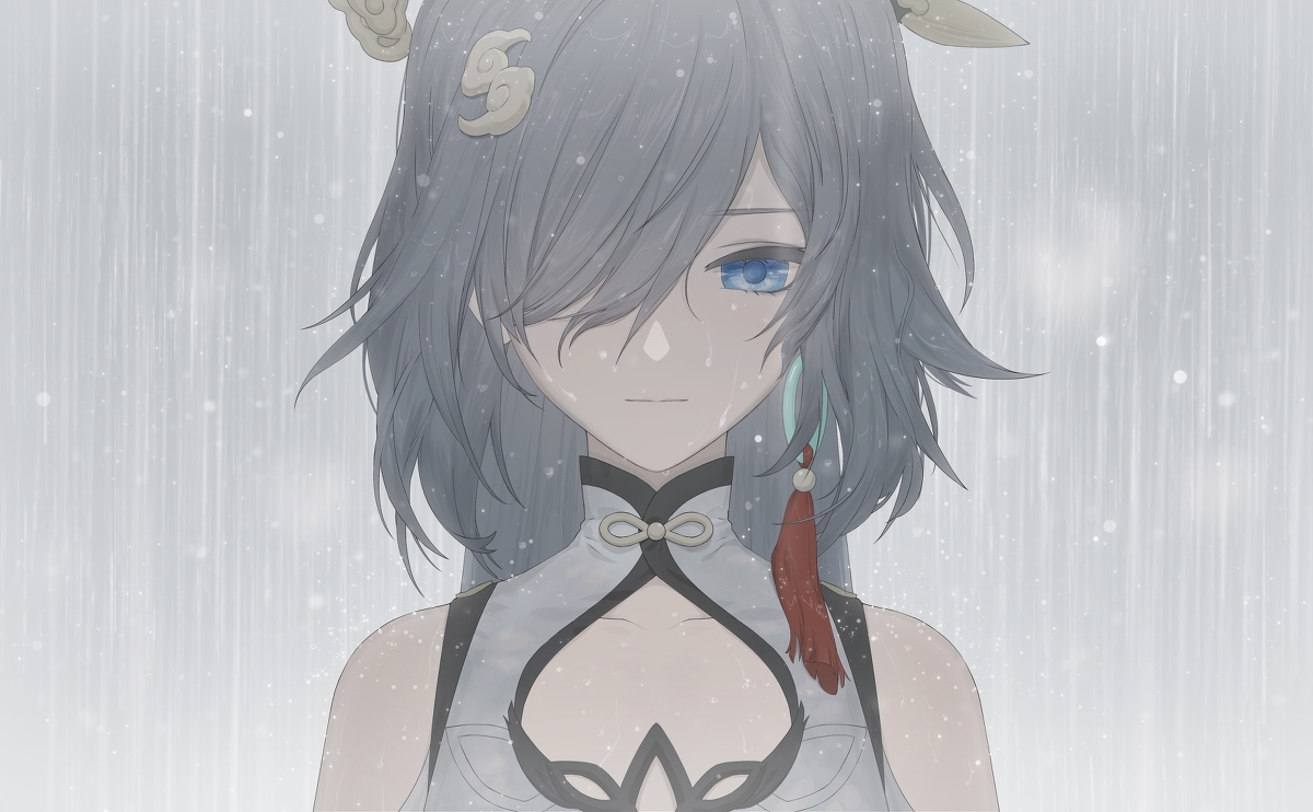 下了雨