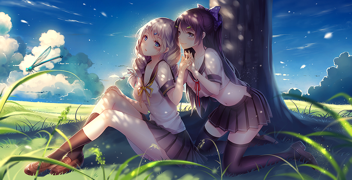树荫里的少女们