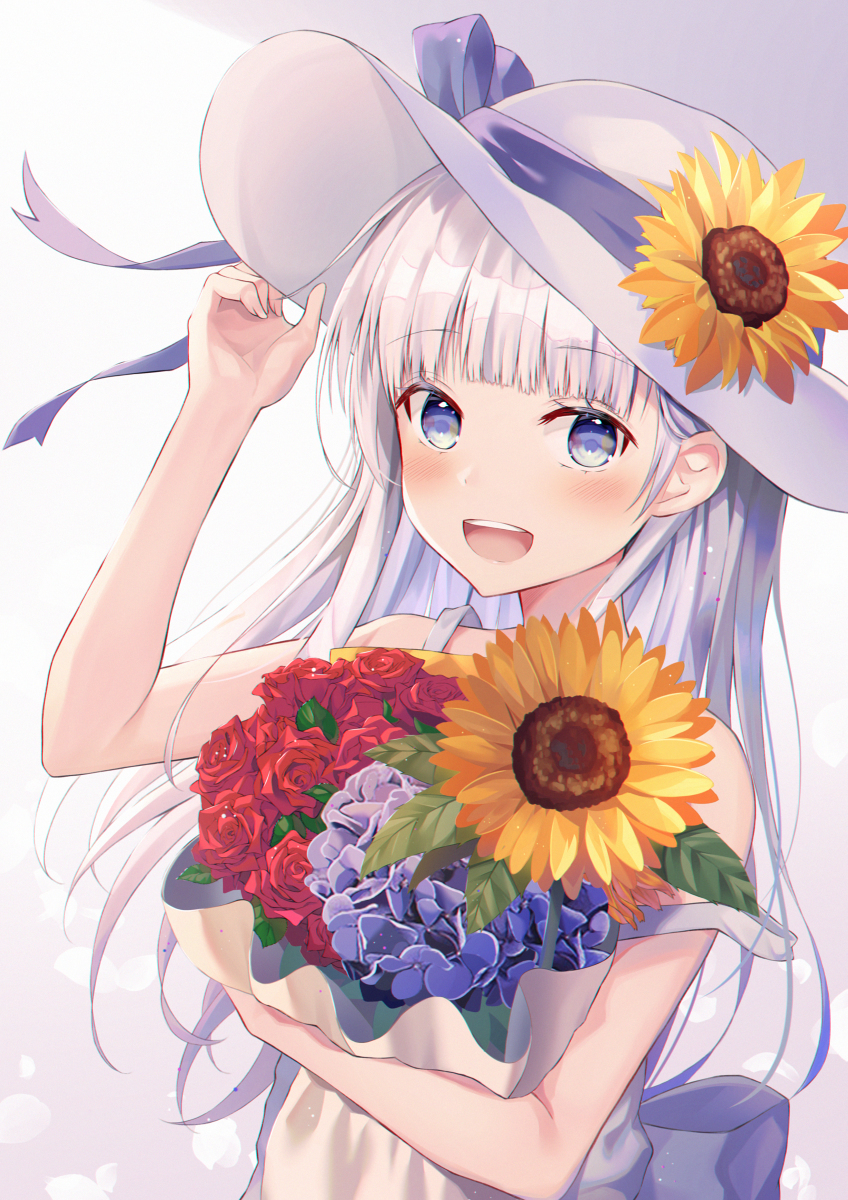 花与少女