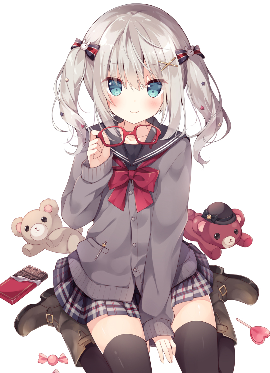 水手 + 开衫