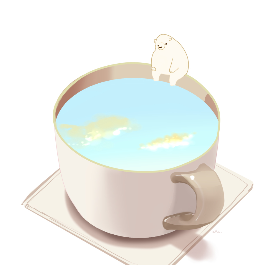 蓝天马克杯