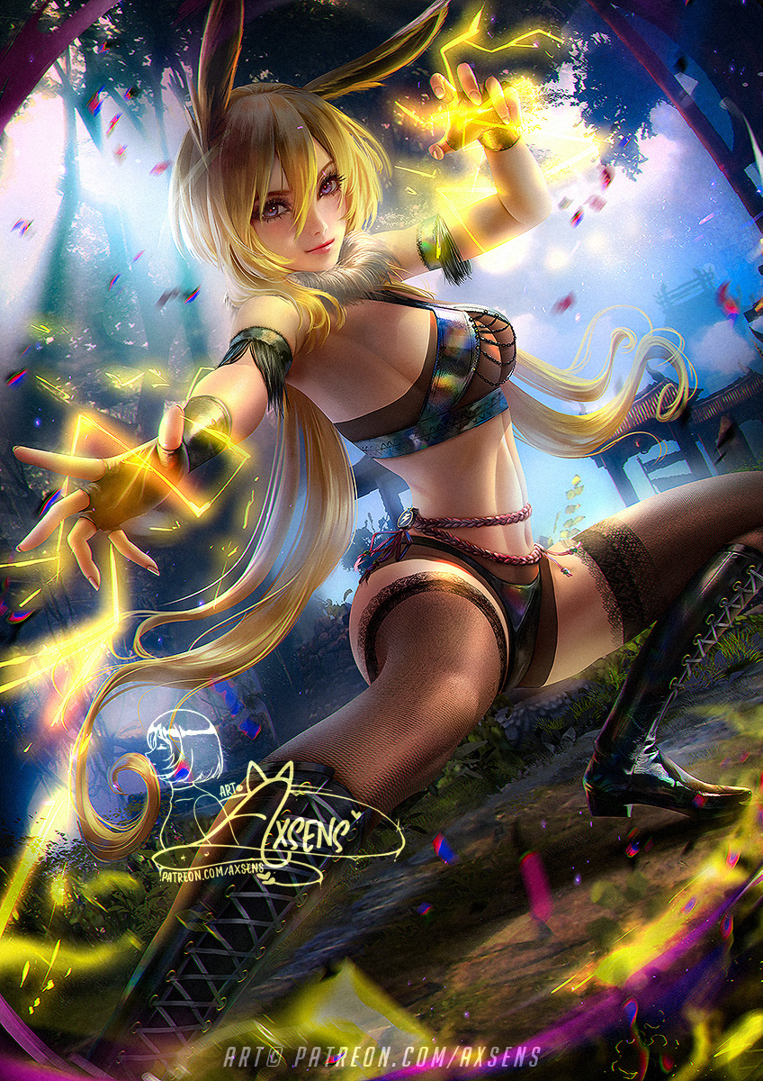 桑德斯拟人化/gijinka jolteon