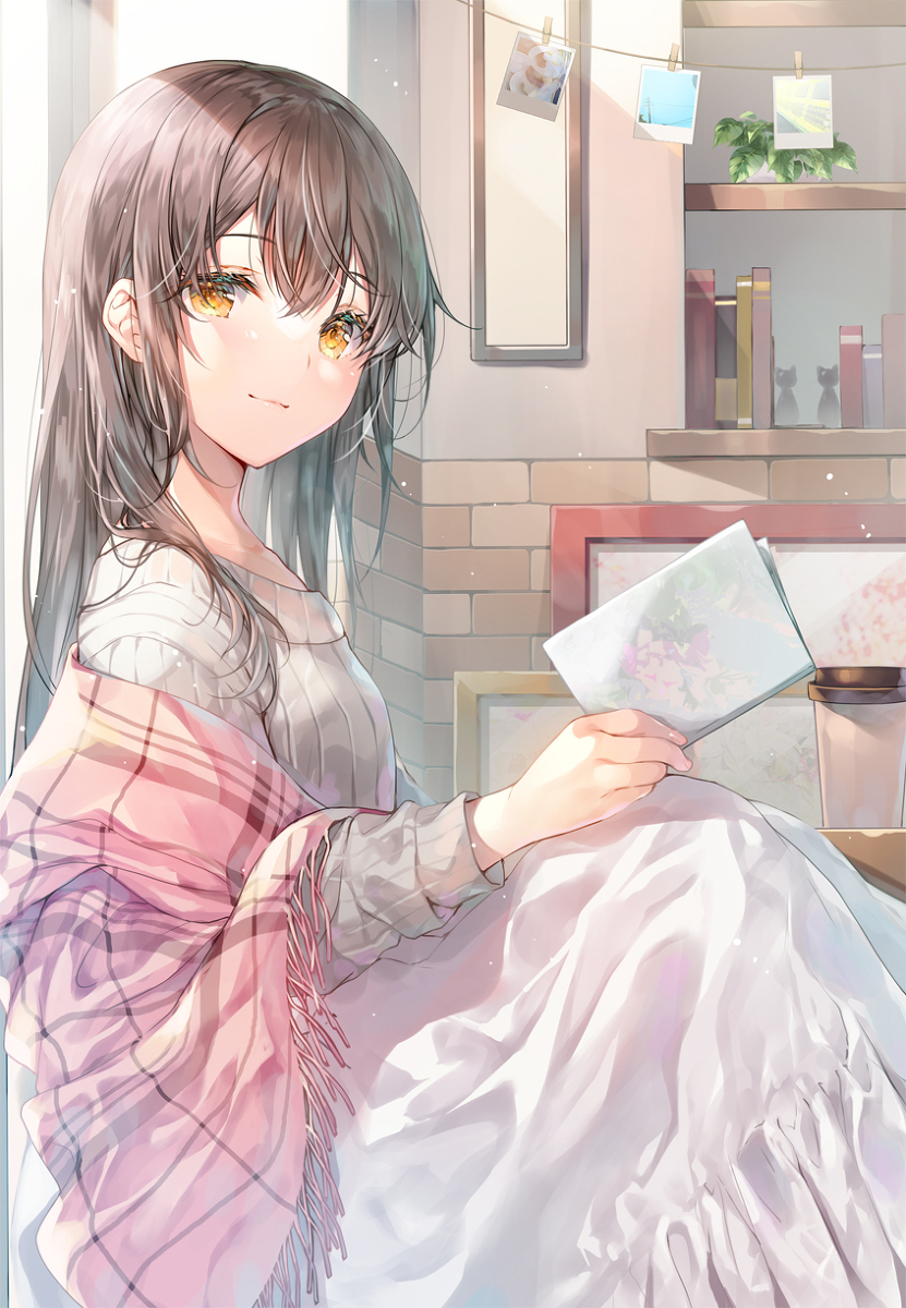 窗边的少女