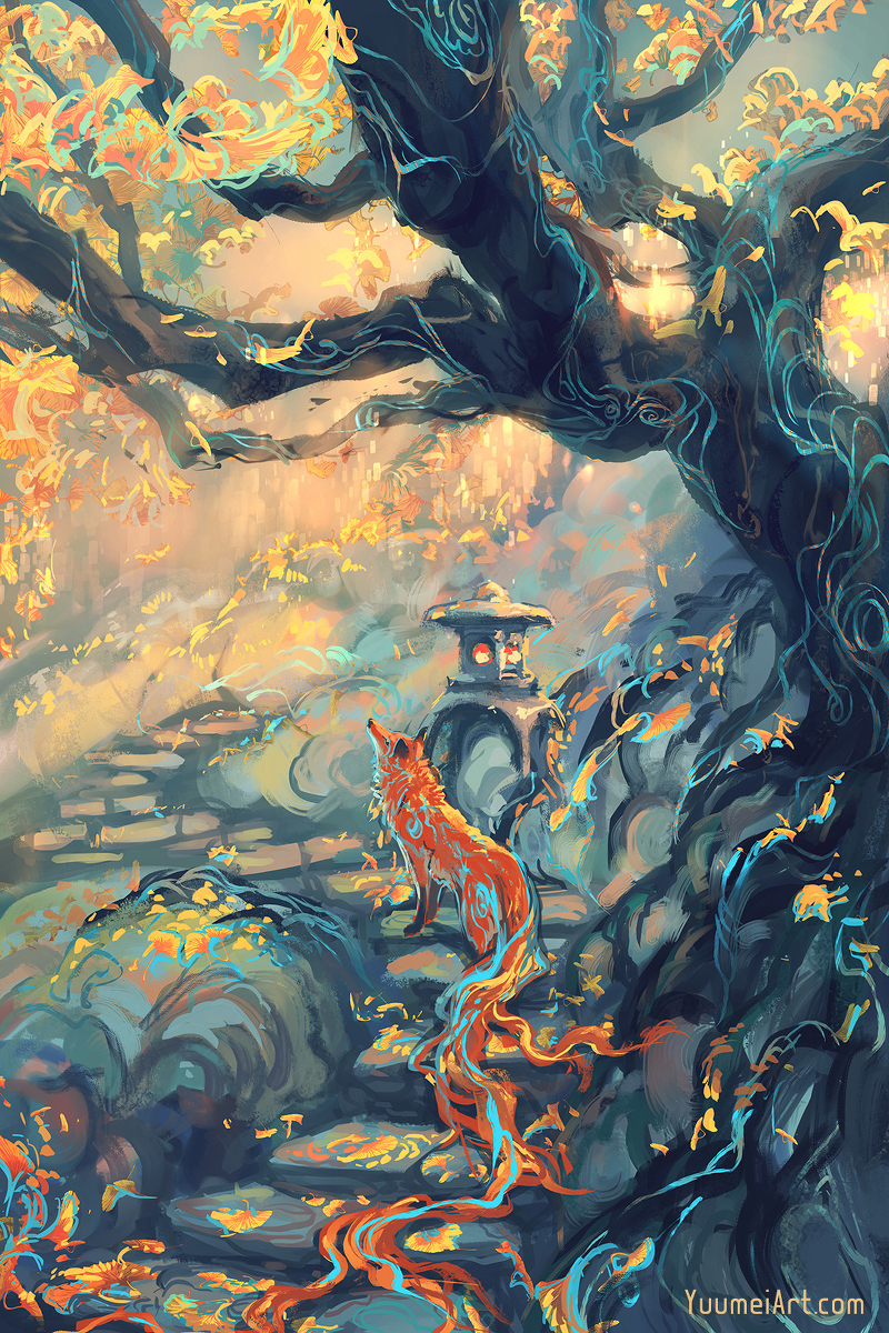 Autumn to winter foxes