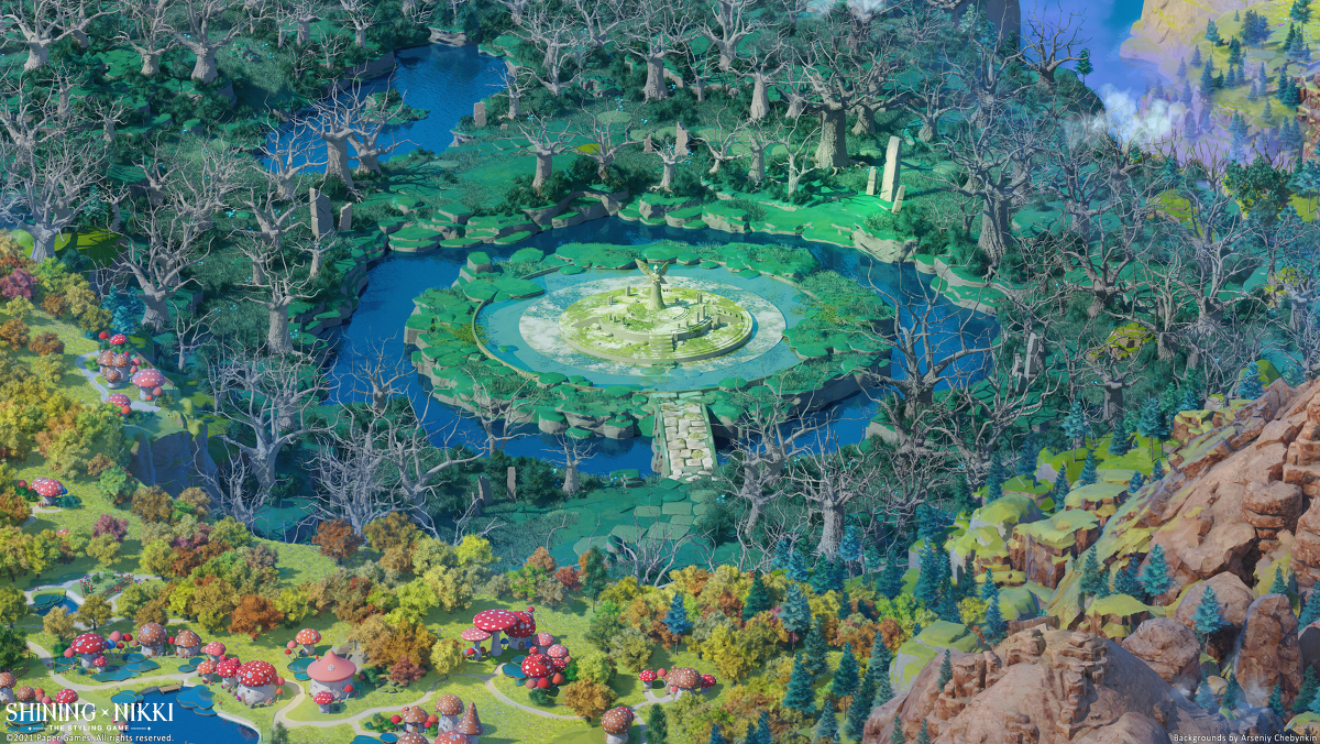 Carrier pigeon forest map