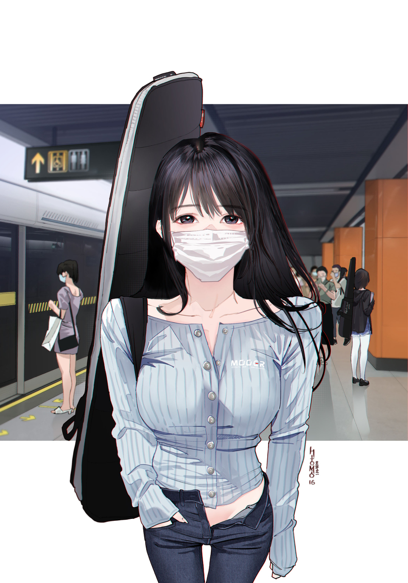 今天妹妹出门乐队排练。