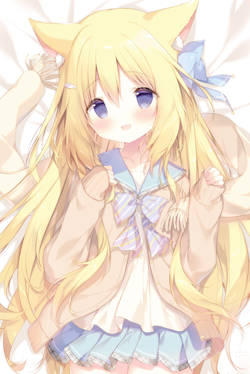 猫猫 × 水手服 × 开衫💛