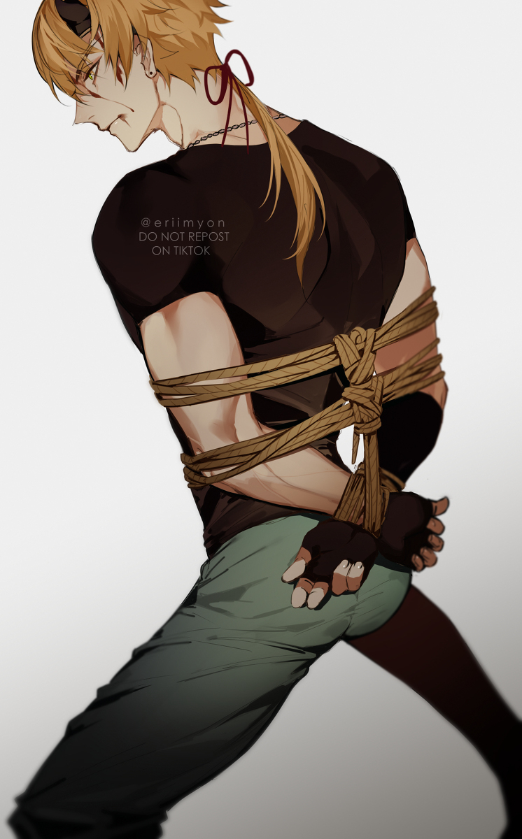 Thoma tied up