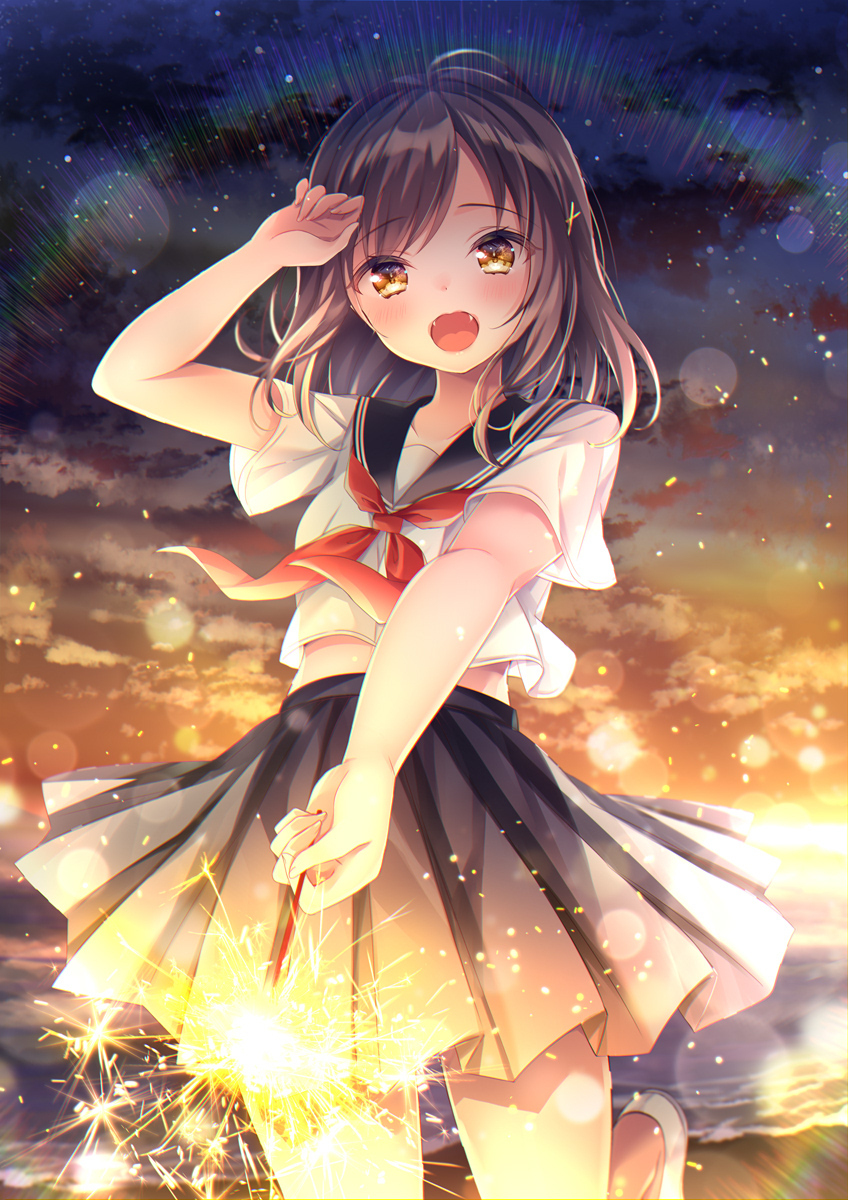 【你和这个夏天最后的烟花】