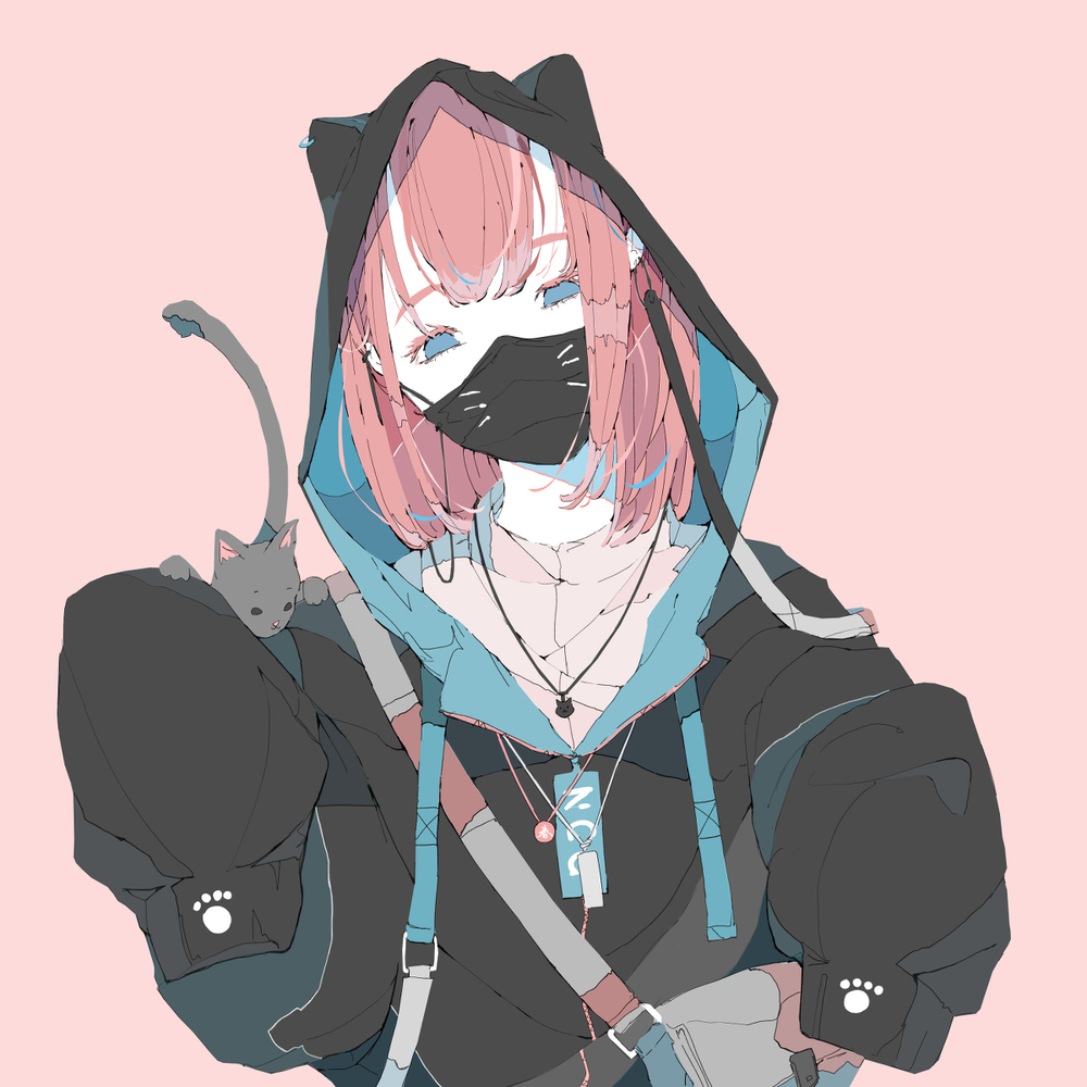 黑猫搭配。
