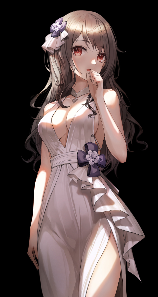 白色礼服