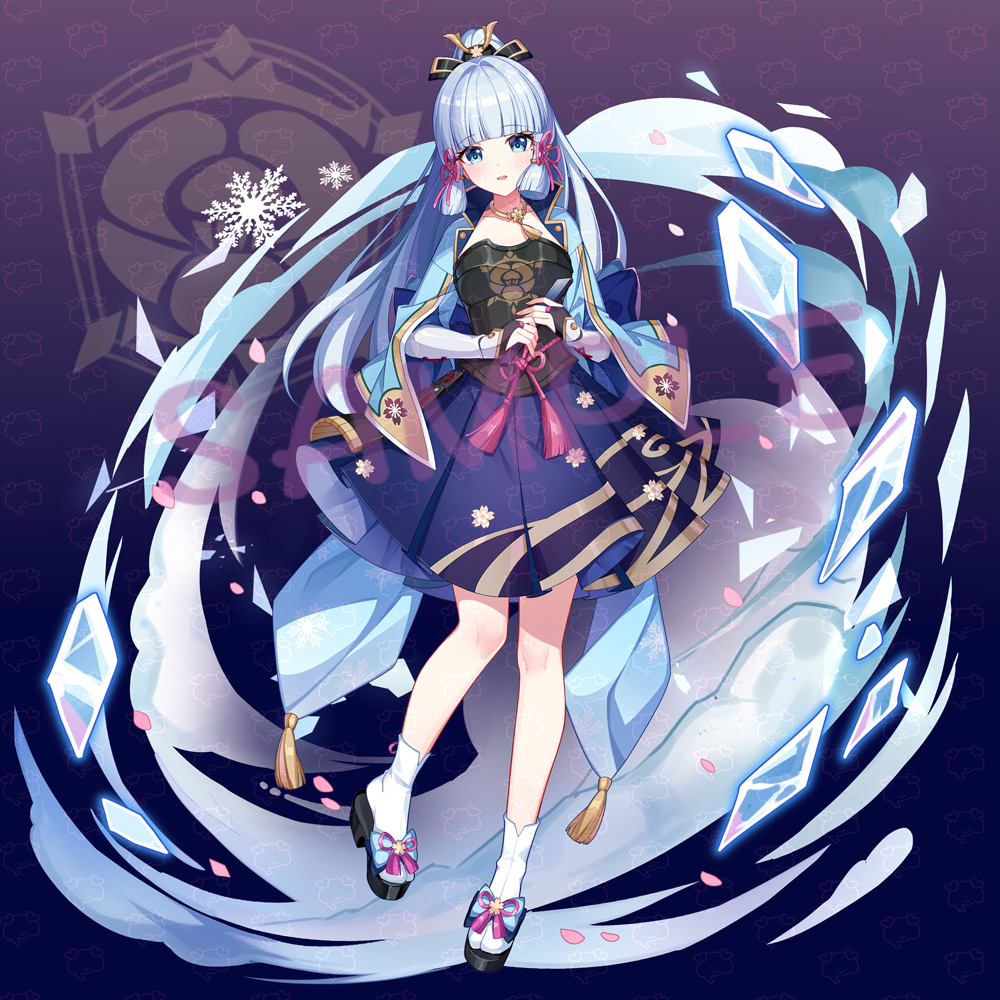 寒椿吹雪,轻舞绫华