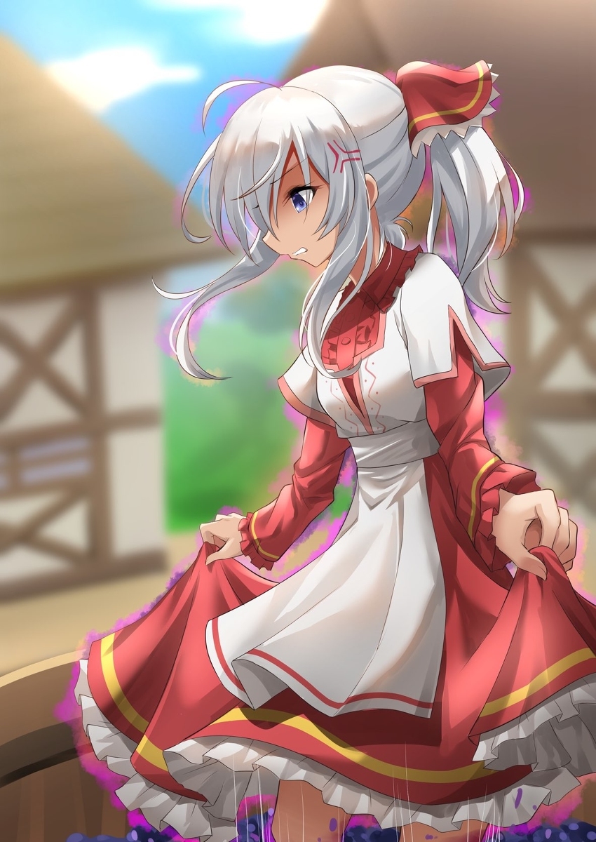 踩葡萄的少女