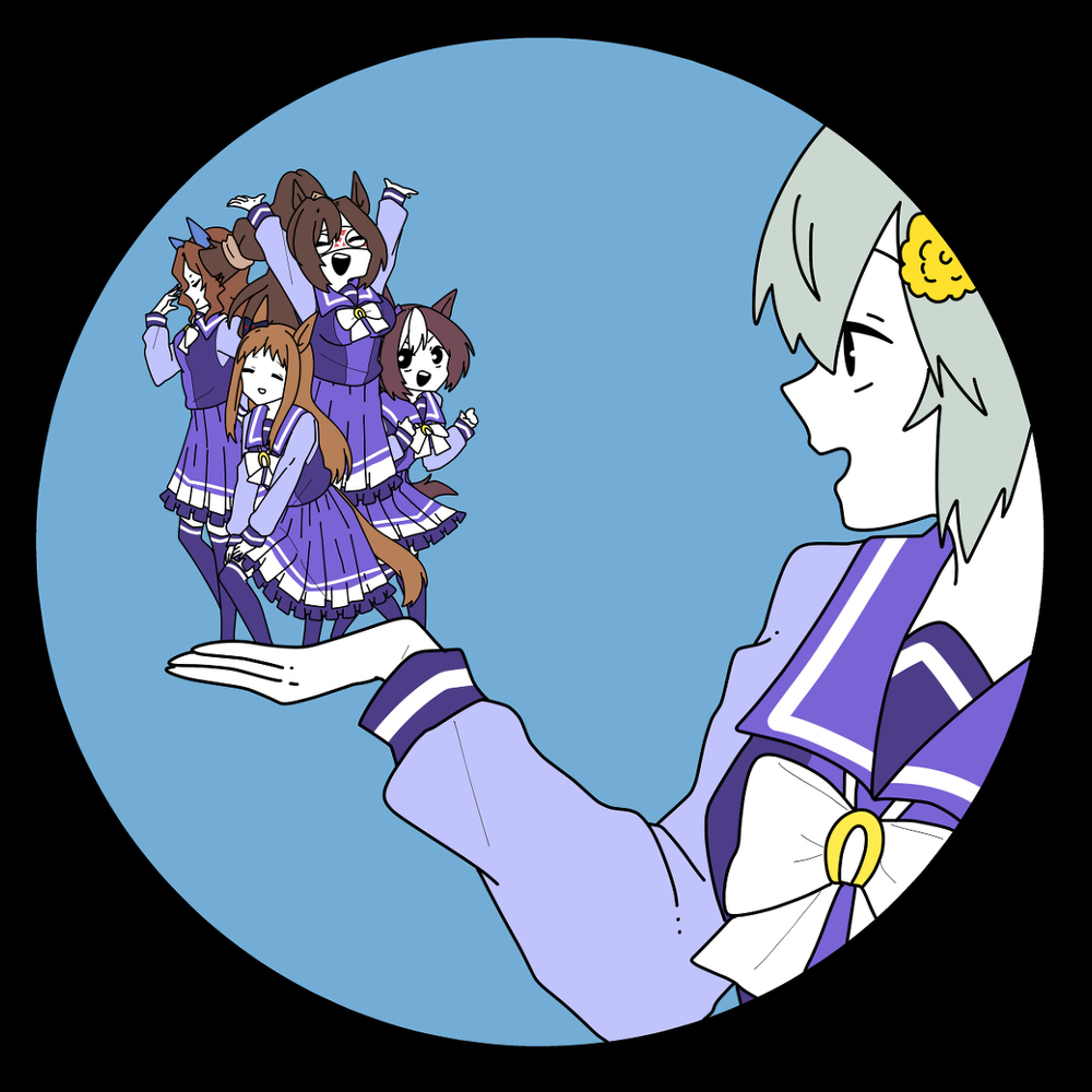 【马娘】推特的涂鸦。⑦