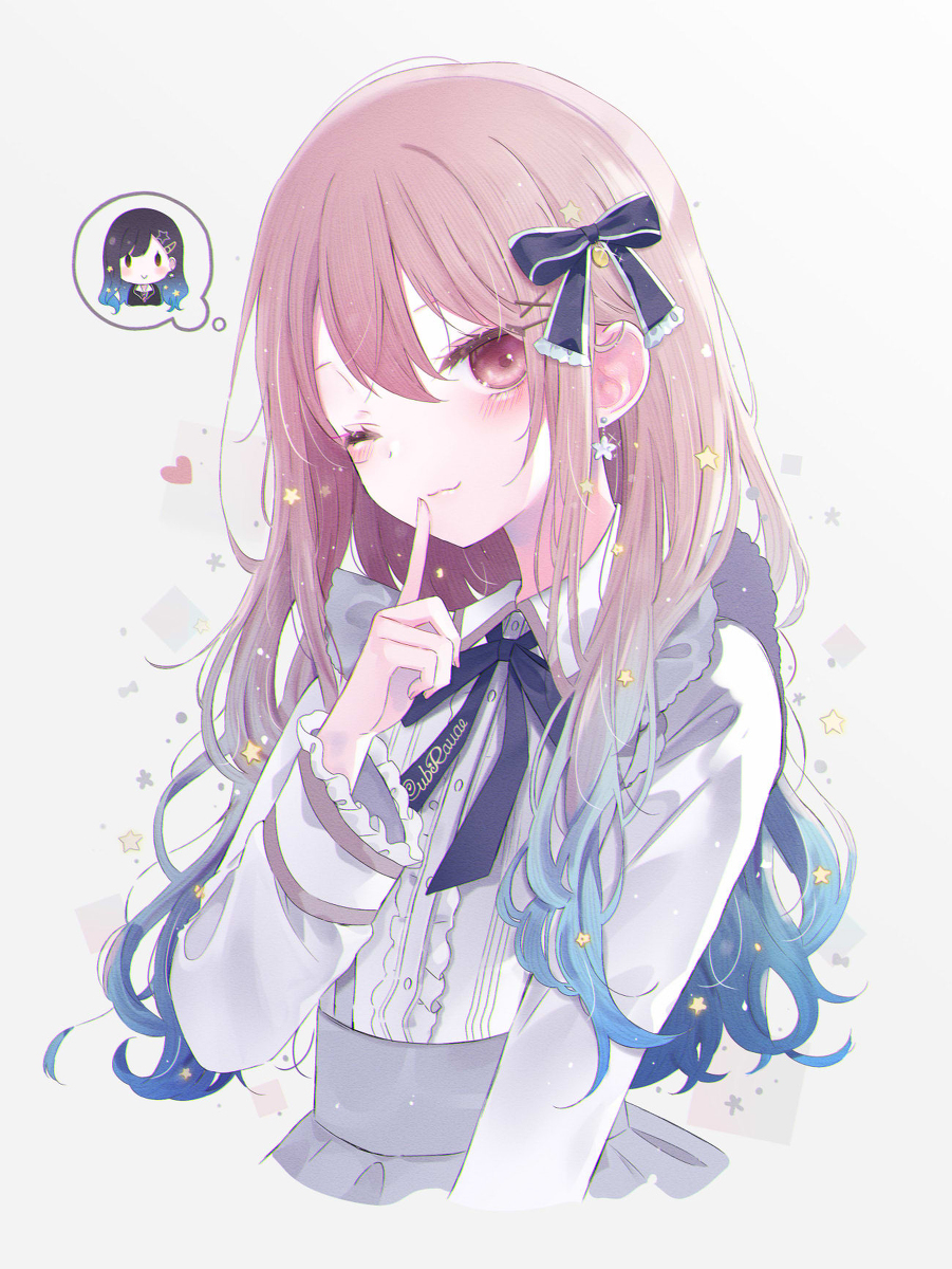 和杏一模一样的头发的瑞希