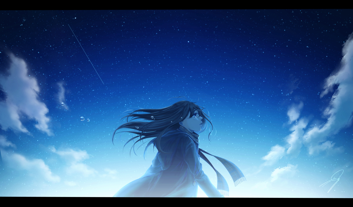 Melancholic blue
