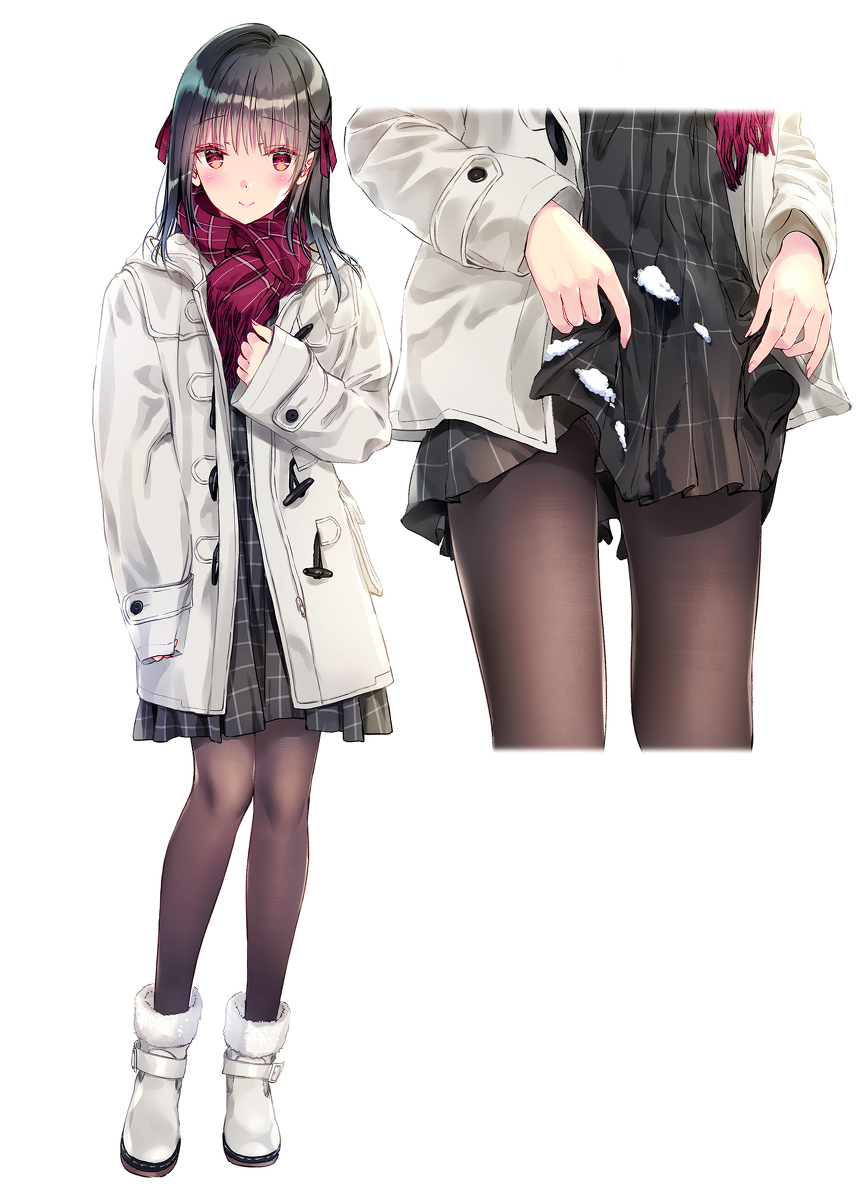 衣服被雪弄湿了&hellip;
