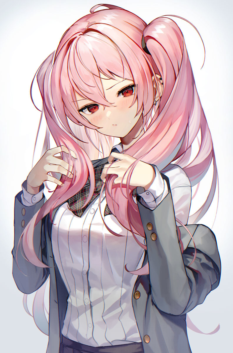 粉色头发jk酱