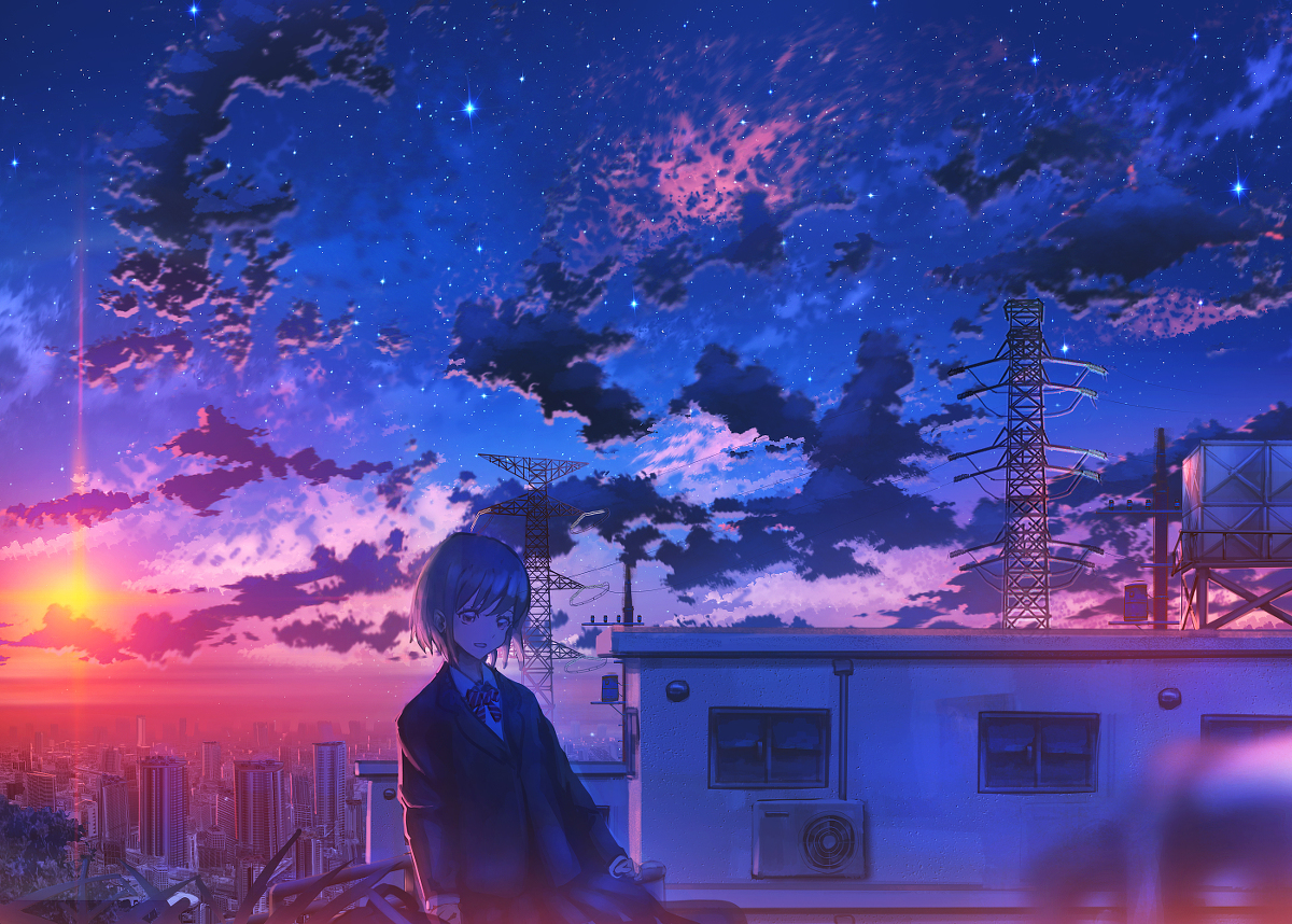 晚霞