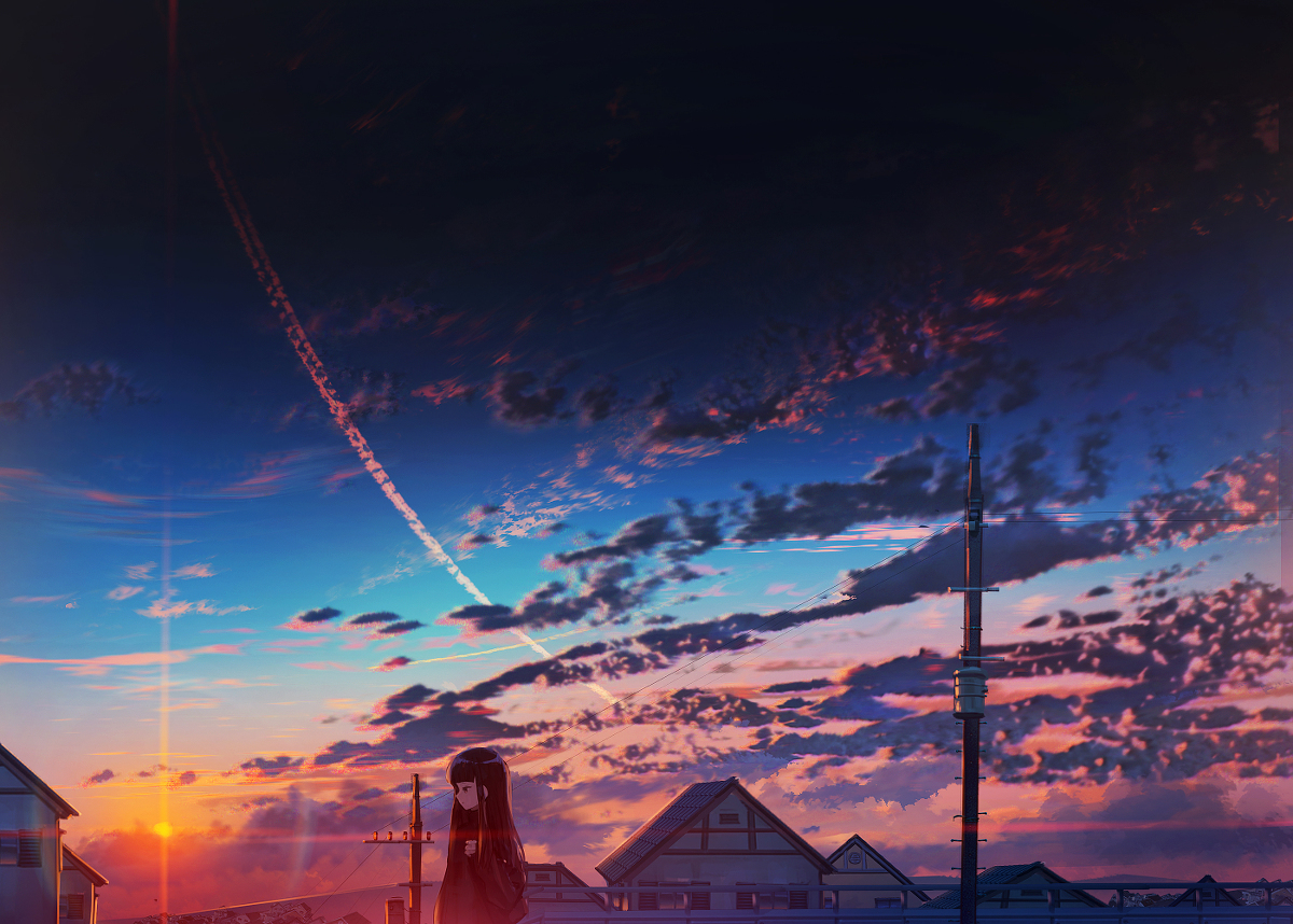 晚霞