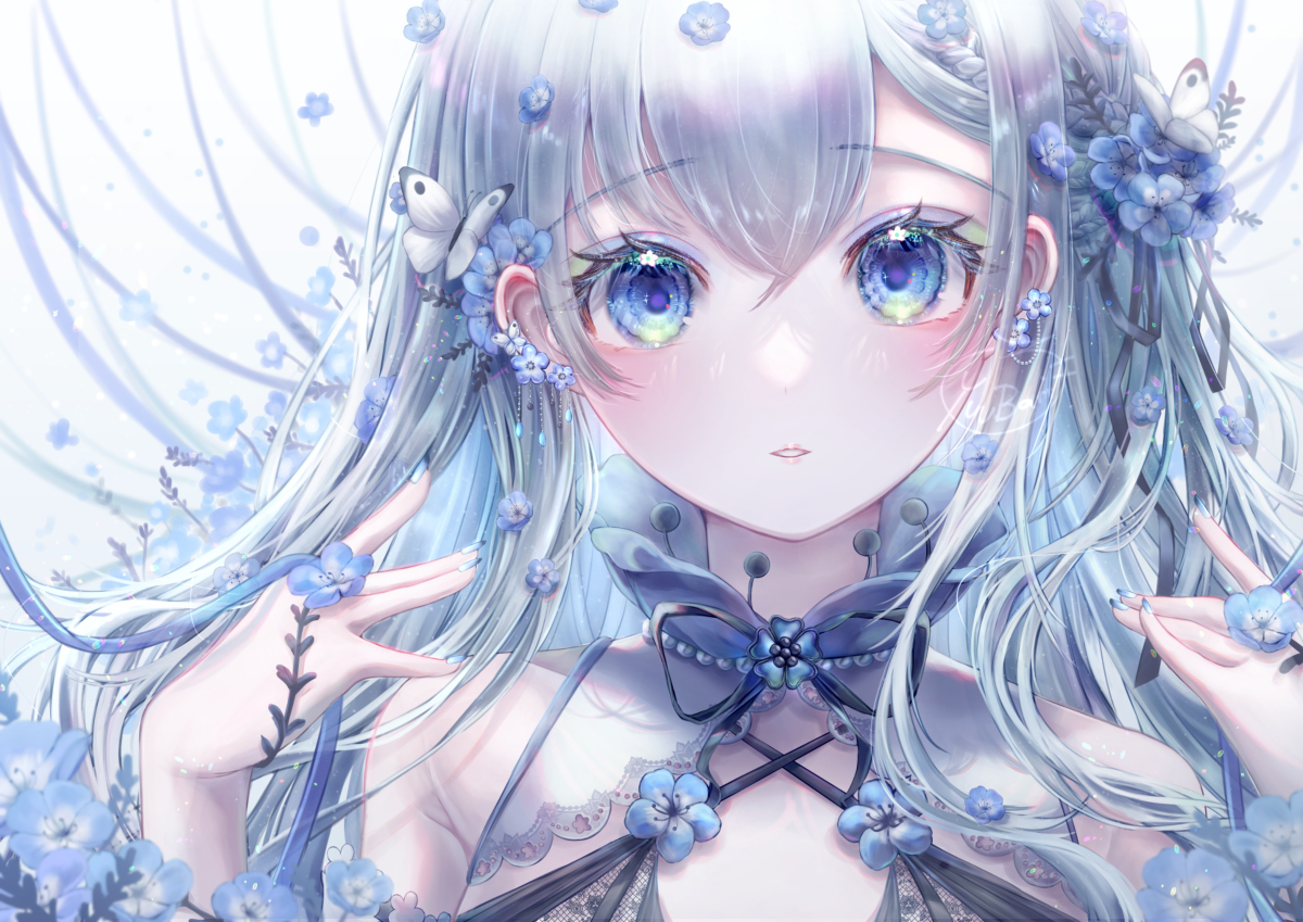 Baby blue eyes