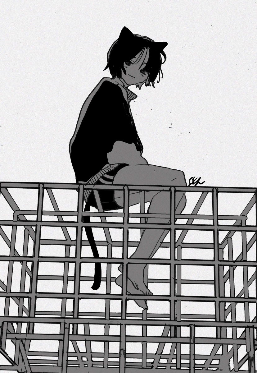 创作猫男孩的画总结 ②