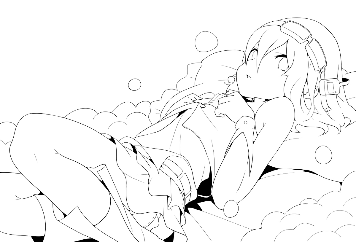 Gumi 线描