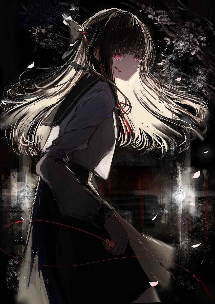 在樱花树下