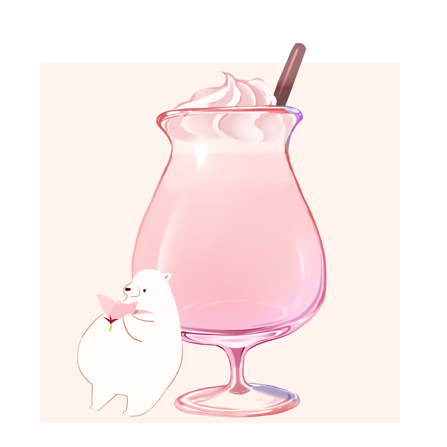 樱花奶油拿铁