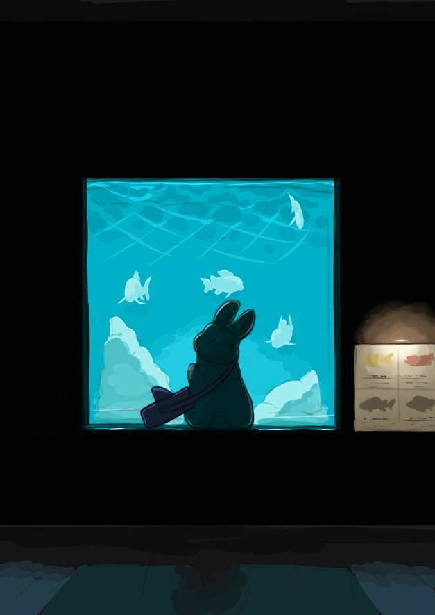 兔子和水族馆