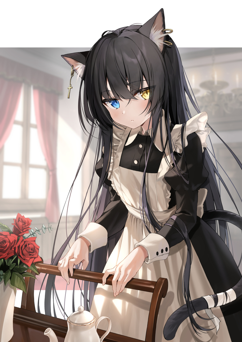黑猫女仆