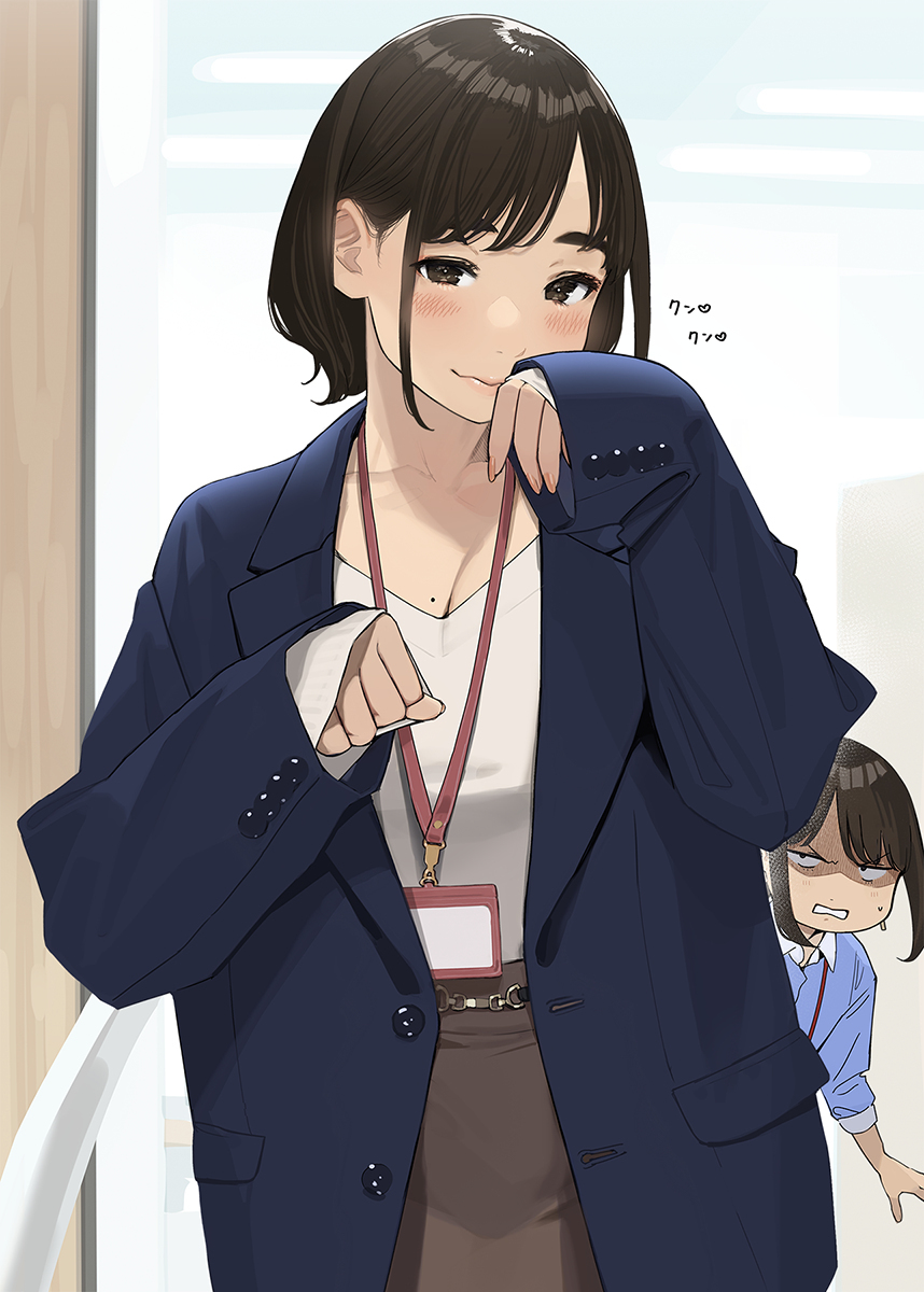 &ldquo;前辈的夹克&hellip; 有前辈的味道,让人心跳加速&hellip;&hellip;♡」