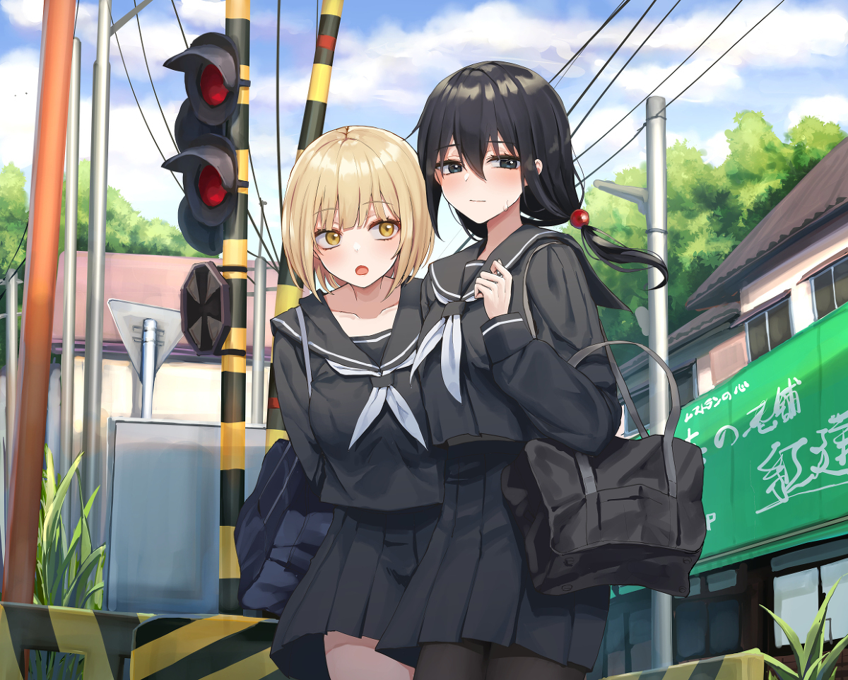 第一次一起回去的百合