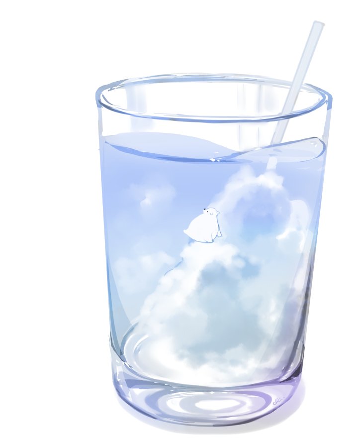 云玻璃杯