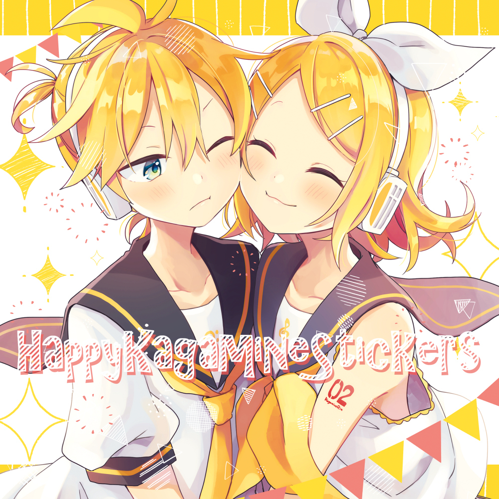 【新刊插图集】HappyKagamineStickers