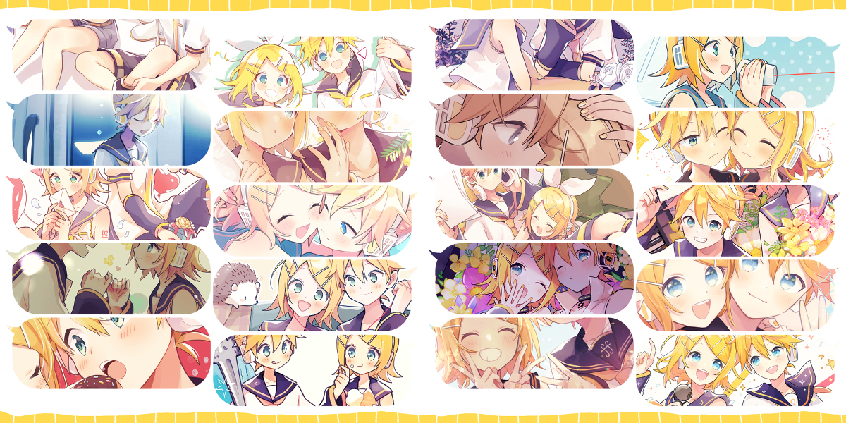 【新刊插图集】HappyKagamineStickers