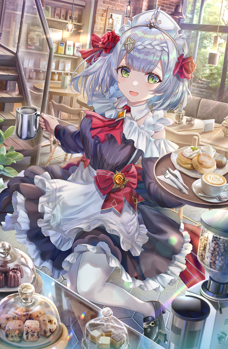 最喜欢的咖啡店的招牌娘