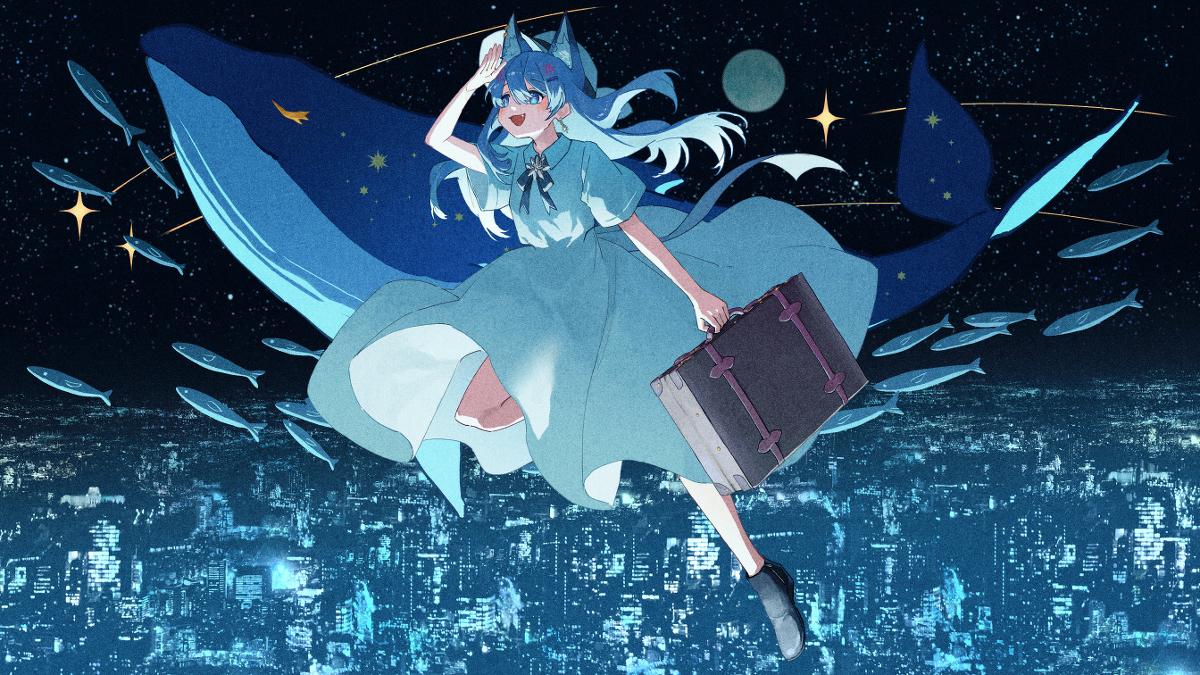 水濑凪样翡翠城CoverMV插画【工作】