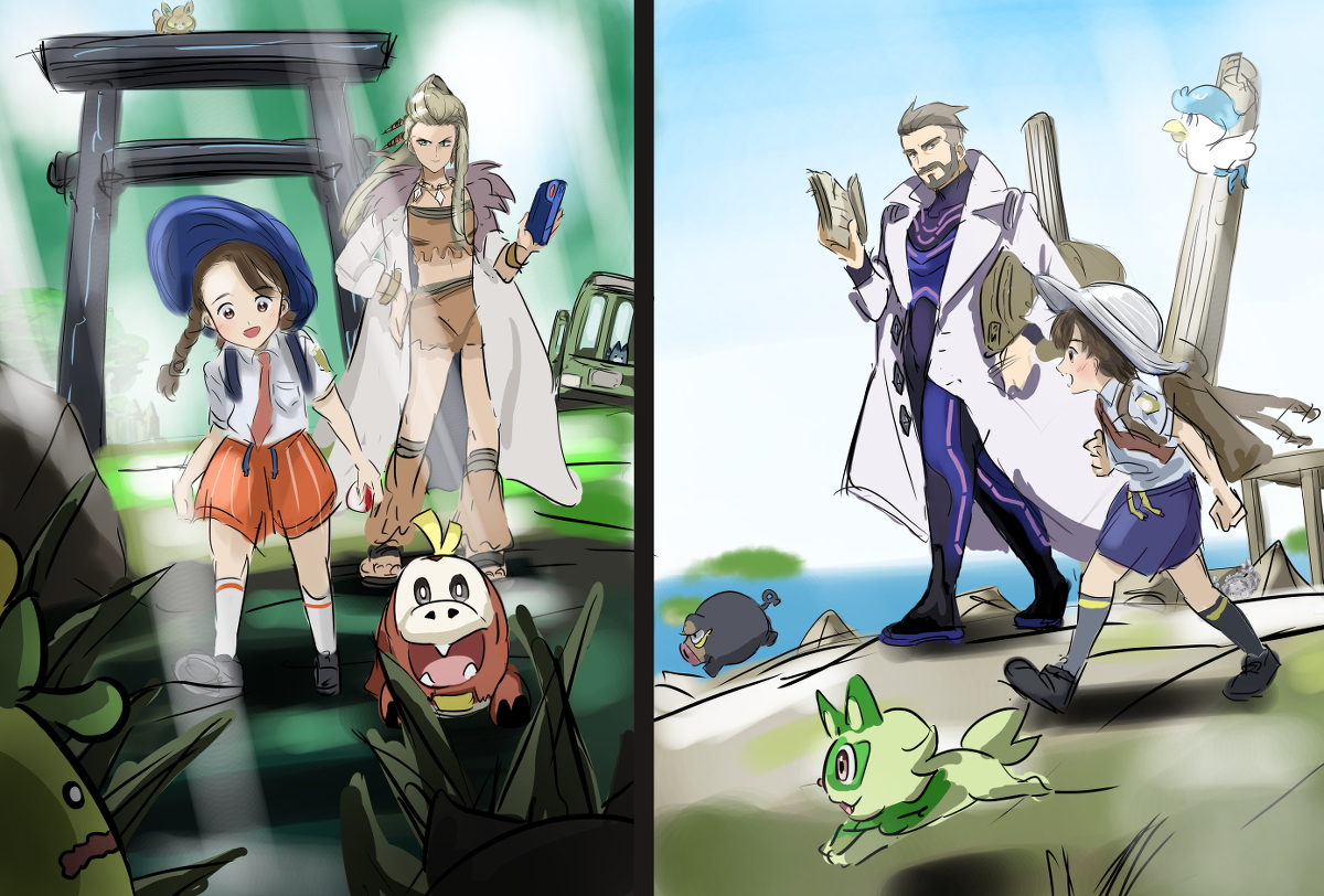 神奇宝贝的插图。