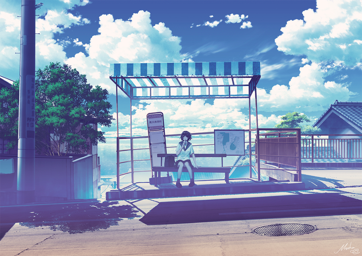 蓝色夏日