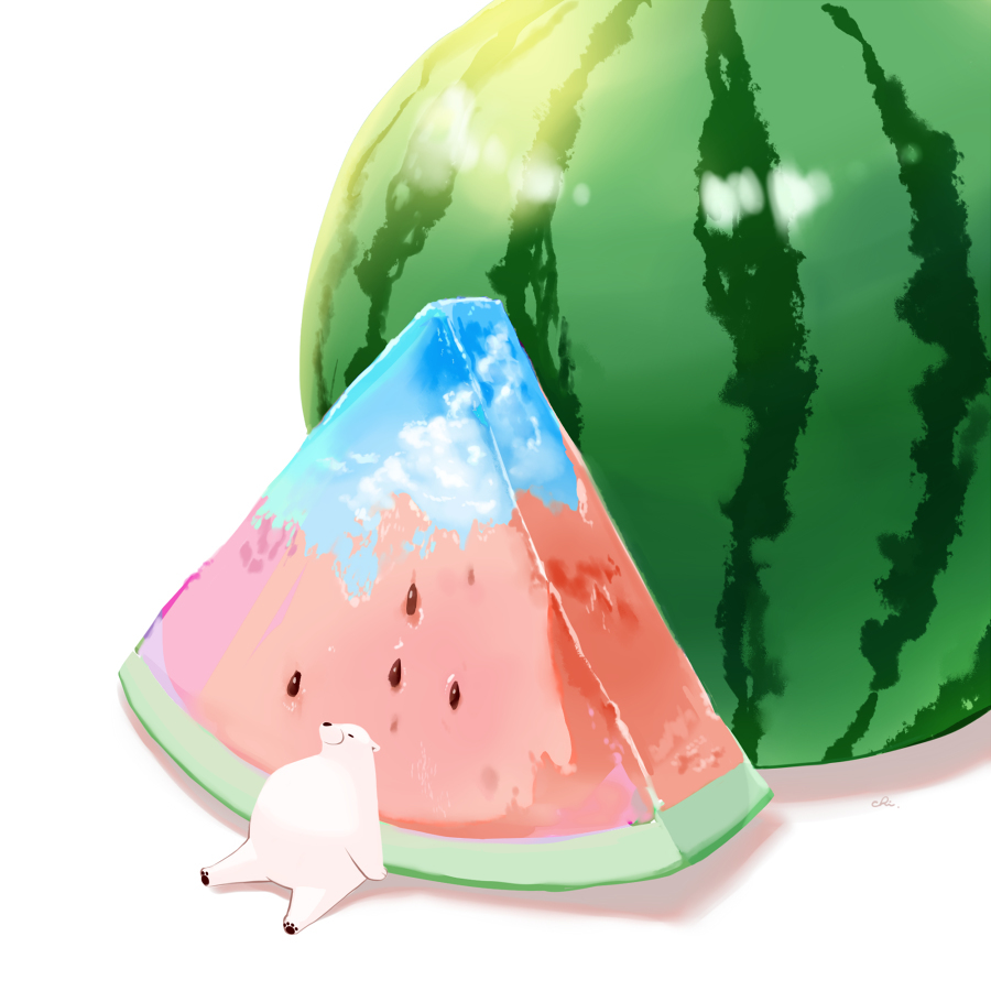 蓝天西瓜