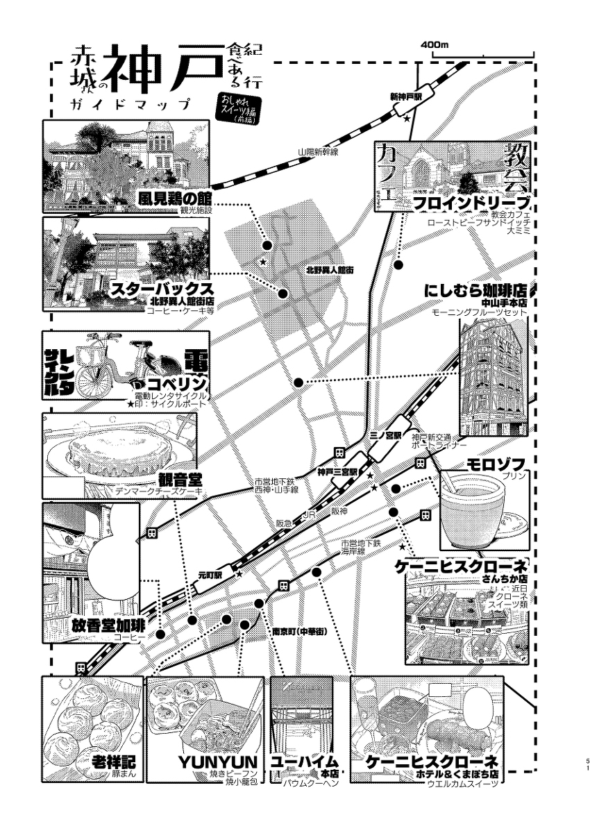 赤城的神户有吃的游记前篇指南地图