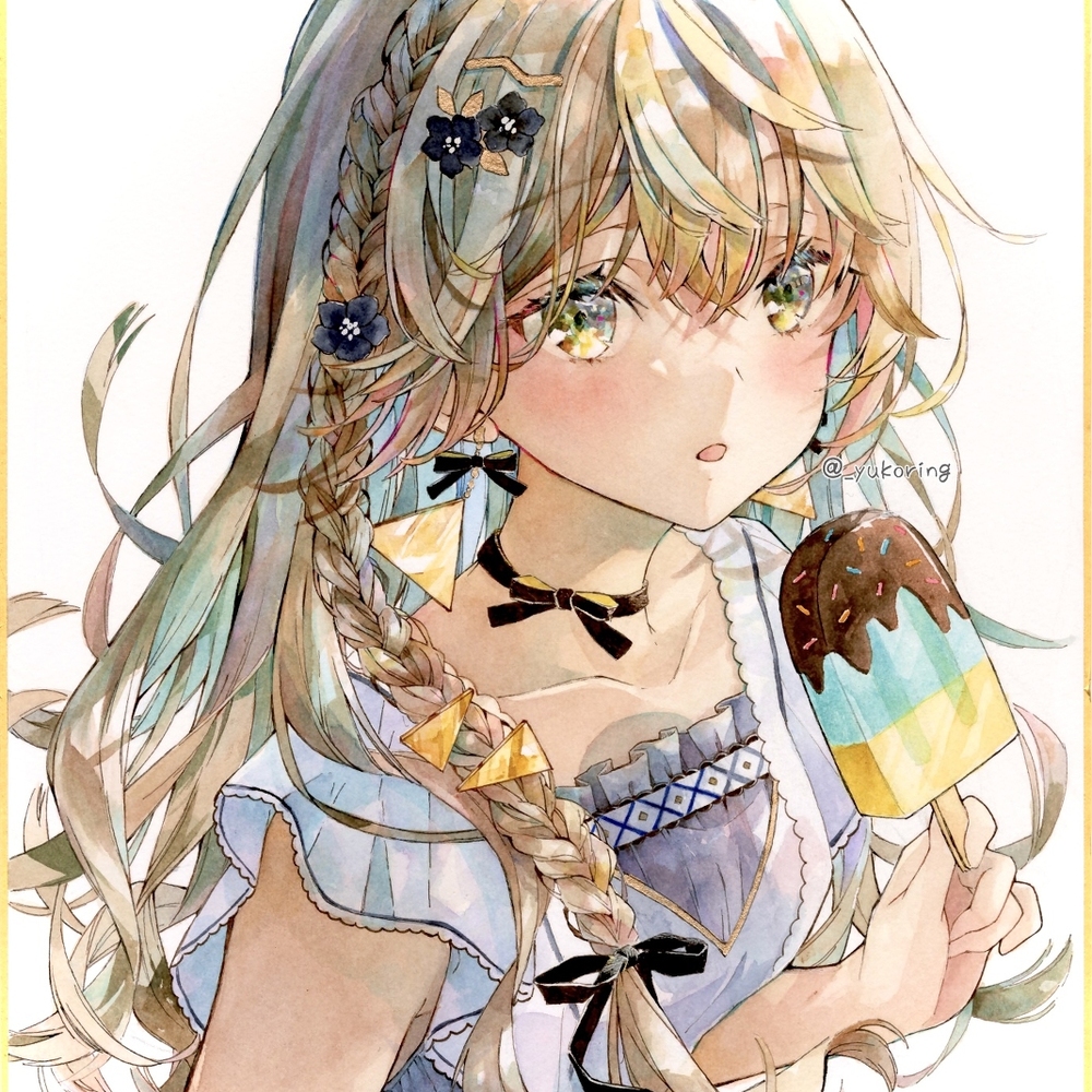 透明水彩 * 彩纸插图