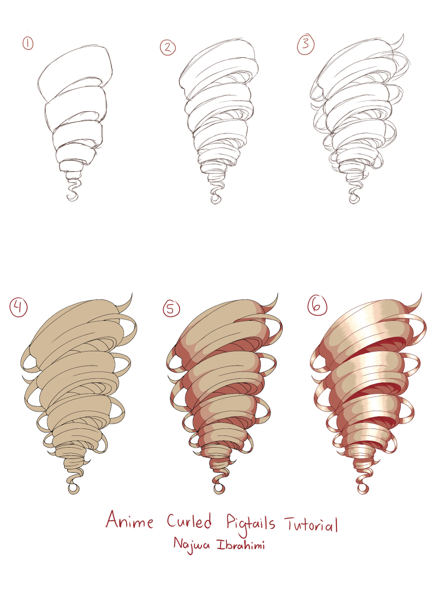 Anime Hair Shading Styles