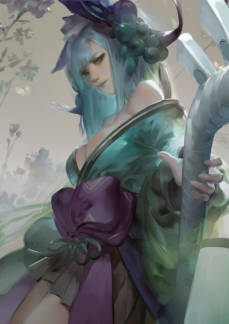 蓝色行灯