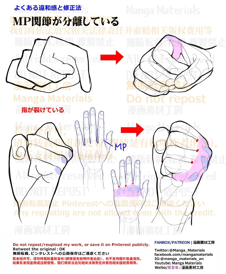 个人笔记: 手指、MP关节